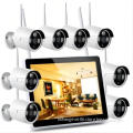 EseeCloud 8CH Security System with 12.5 Inch LCD Monitor, 8CH 3MP/5MP WiFi NVR Camera Kit